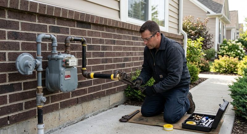Gas Line Repair in Fredericksburg, VA