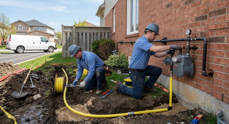 Natural Gas Line Installation in Columbus, OH