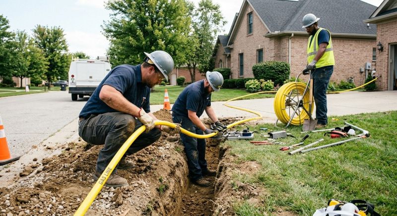 Underground Gas Line Service in Fredericksburg, VA